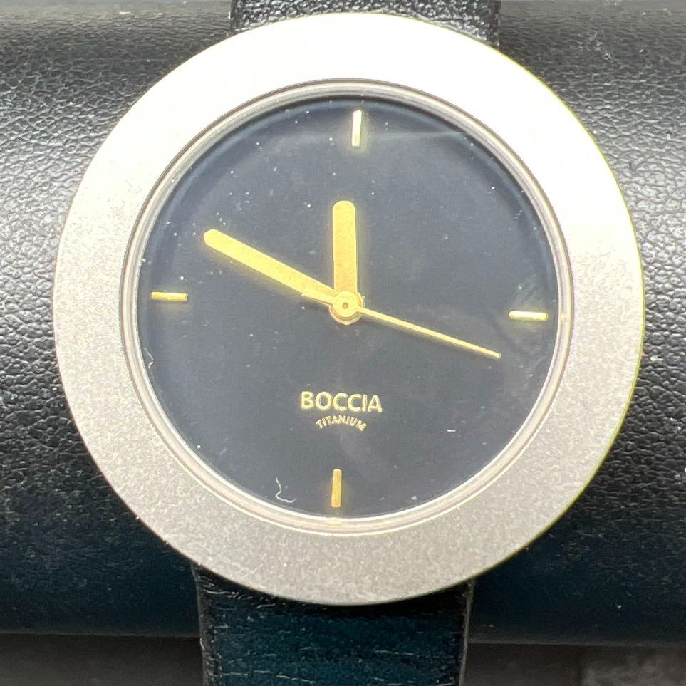 Boccia Titanium Analog Wristwatch New Battery