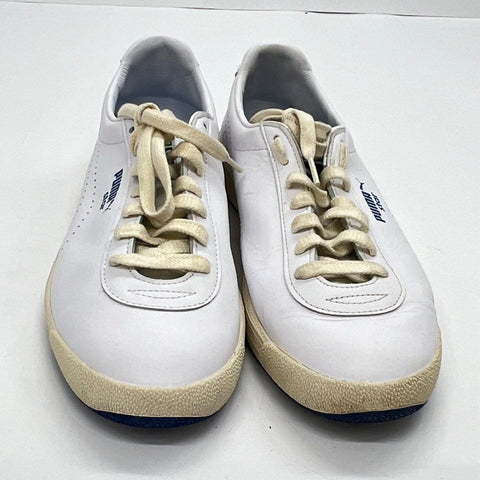 Puma x Noah Star White Blue Leather Tennis Sneakers Men's Size 11