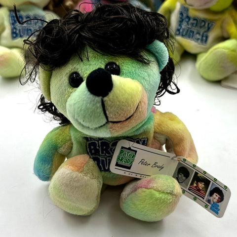 Plush Bear Lot The Brady Bunch TV Collectible 9 Pieces With Tags Vintage