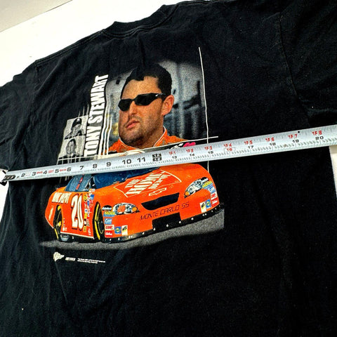Vintage 2006 Tony Stewart NASCAR #20 Home Depot T-Shirt Double Stitch Sz L