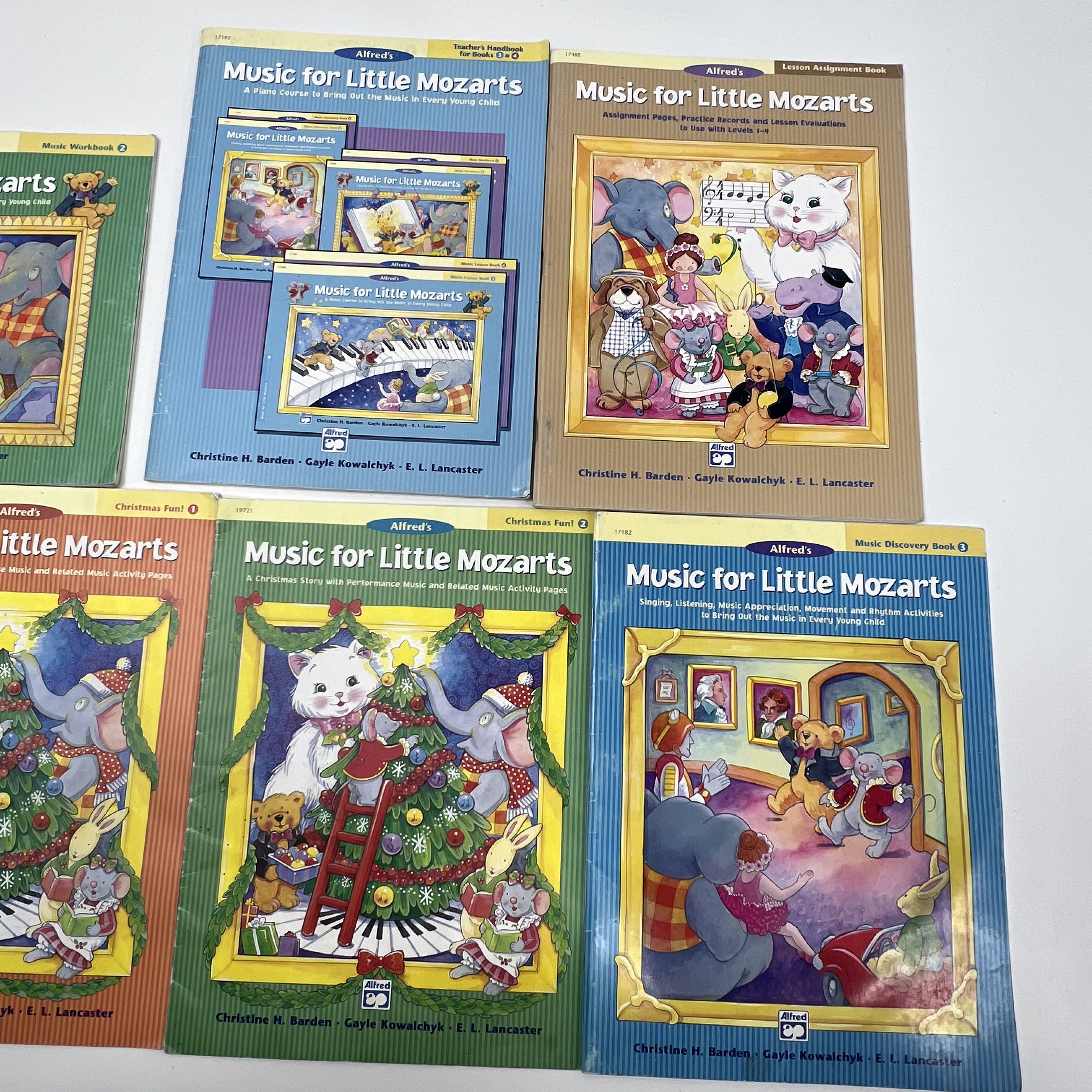 Alfred's Music For Little Mozarts Lot of 9 Music Workbooks