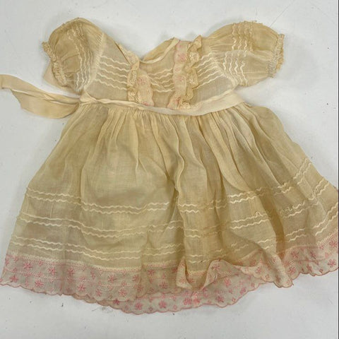 Vintage 80s 90s Lot of Handmade Doll Clothes Dresses Prairie Calico Outfits