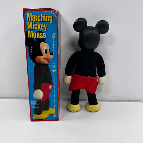 Vintage Hasbro Romper Room Marching Mickey Mouse Figure 19" Disney With Box CIB