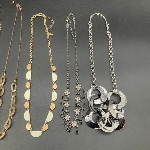 Lia Sophia Liz Claiborne Fashion Statement Boho Necklace Lot of 8