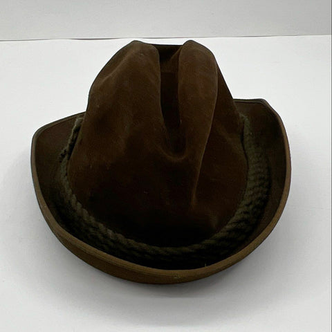 Vintage Oberlauder Antilope Brown Tyrolean Alpine Fedora Hat Sz 7