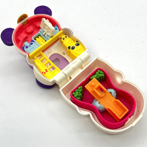 Polly Pocket Lot 7 Compacts Pineapple Panda Theater Candy Tropical Mixed Set