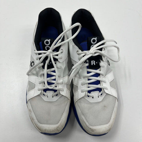 On The Roger Clubhouse Pro White Dark Blue Tennis Shoes Men's Size 10
