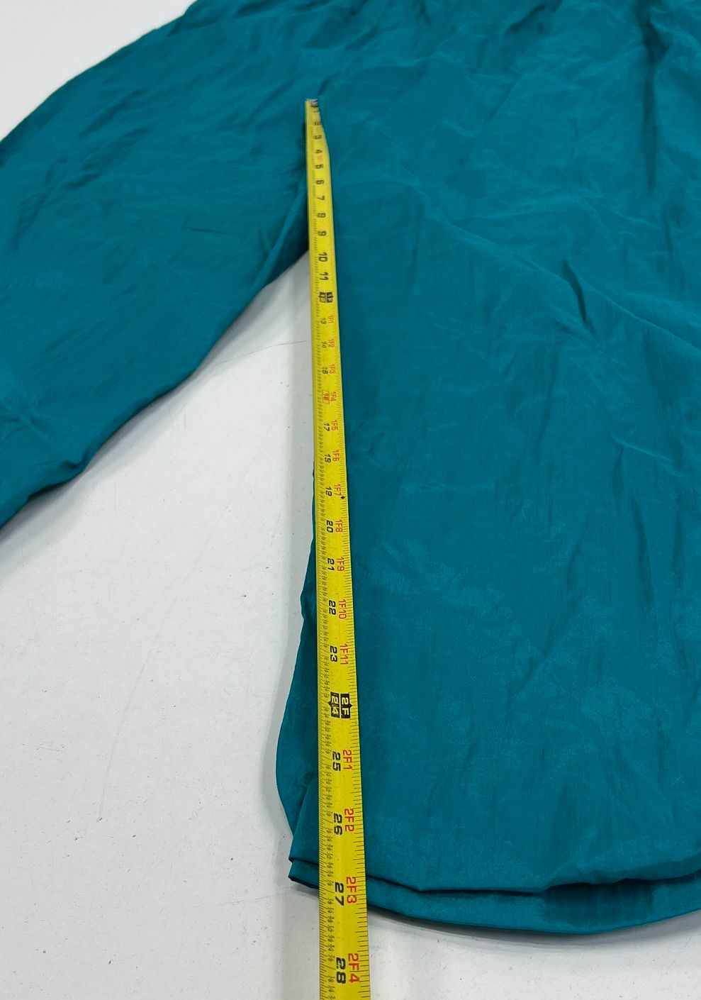 J.L. Motion Vintage 80s Teal Nylon Tracksuit Windbreaker Pants Set Womens L