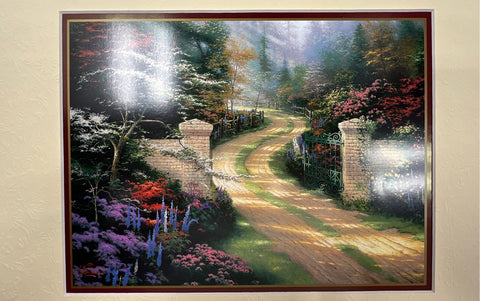 Thomas Kinkade Matted Collector's Print Lot 5 Works with COA Landscape 11x14