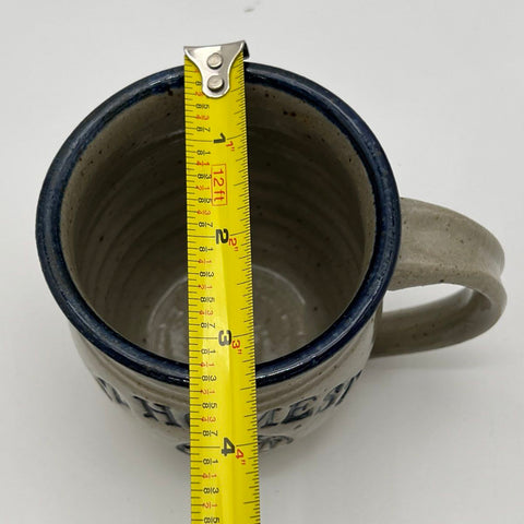 Heinz Homestyle Gravy Promotional Stoneware Mug Blue Speckled
