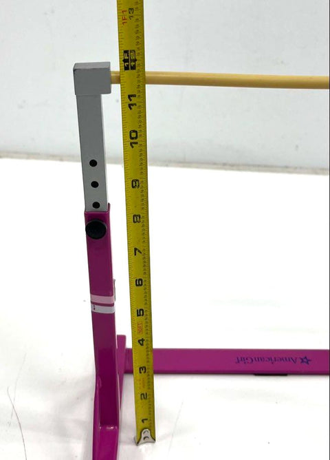 American Girl Doll Uneven Bars Set Gymnastics Playset Accessory Purple