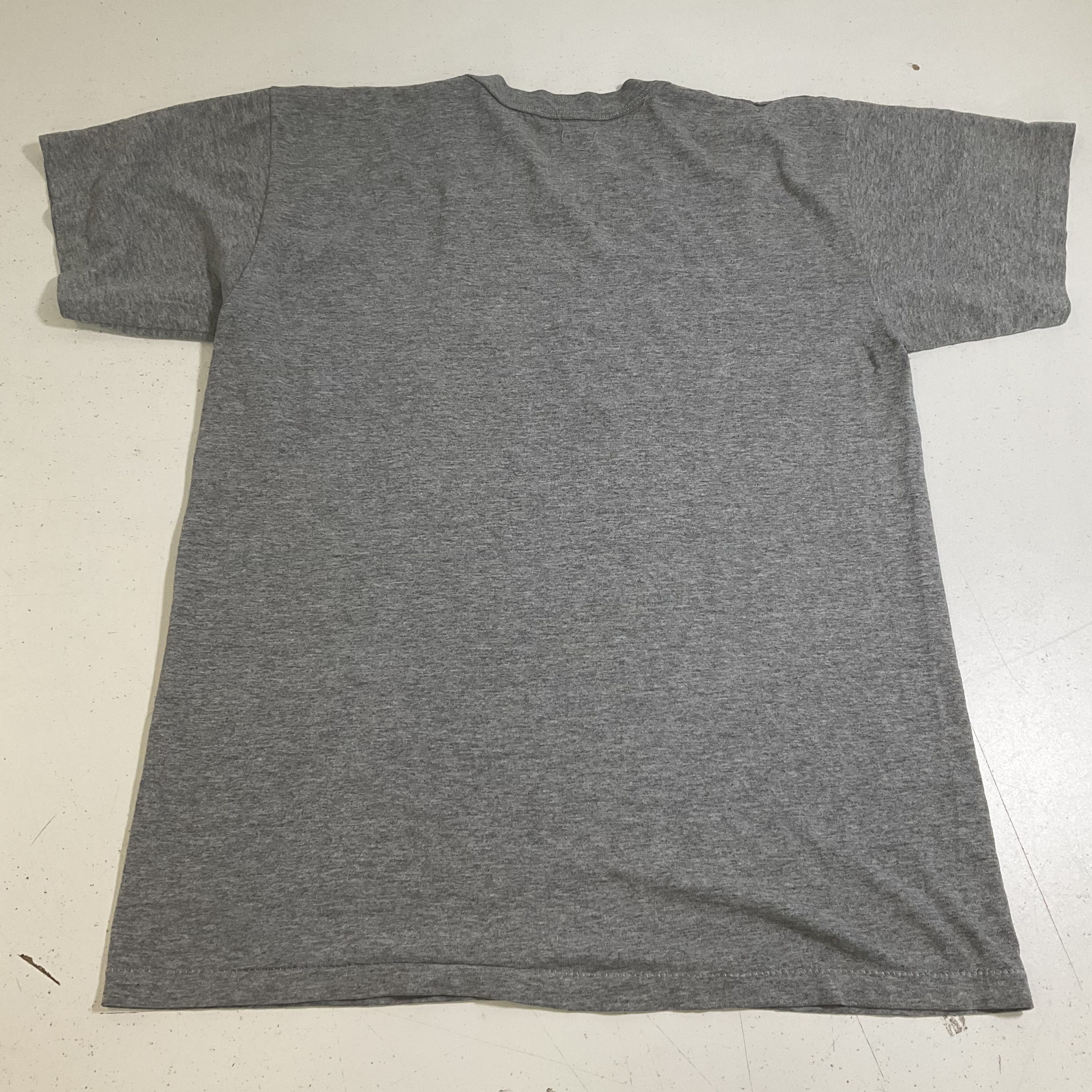 Vintage 80s Mens USMC Marines PT T-Shirt L Single Stitch Heather Gray USA Made