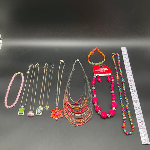 Rachael Rose Boho Fashion Jewelry Lot 10 Necklaces Pendants Bracelet Earrings