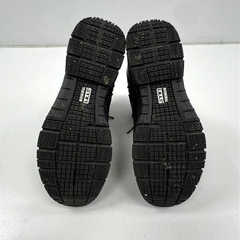 Original S.W.A.T. Force 8" Side Zip Black Tactical Duty Boots Men's Size 10