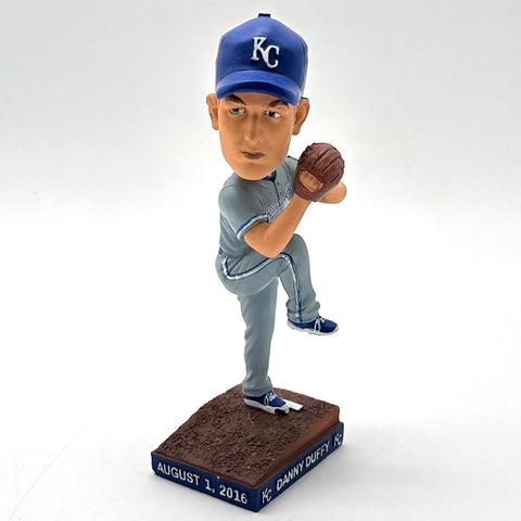 MLB Baseball Bobblehead Kansas City Royals Danny Duffy Record Game With Box