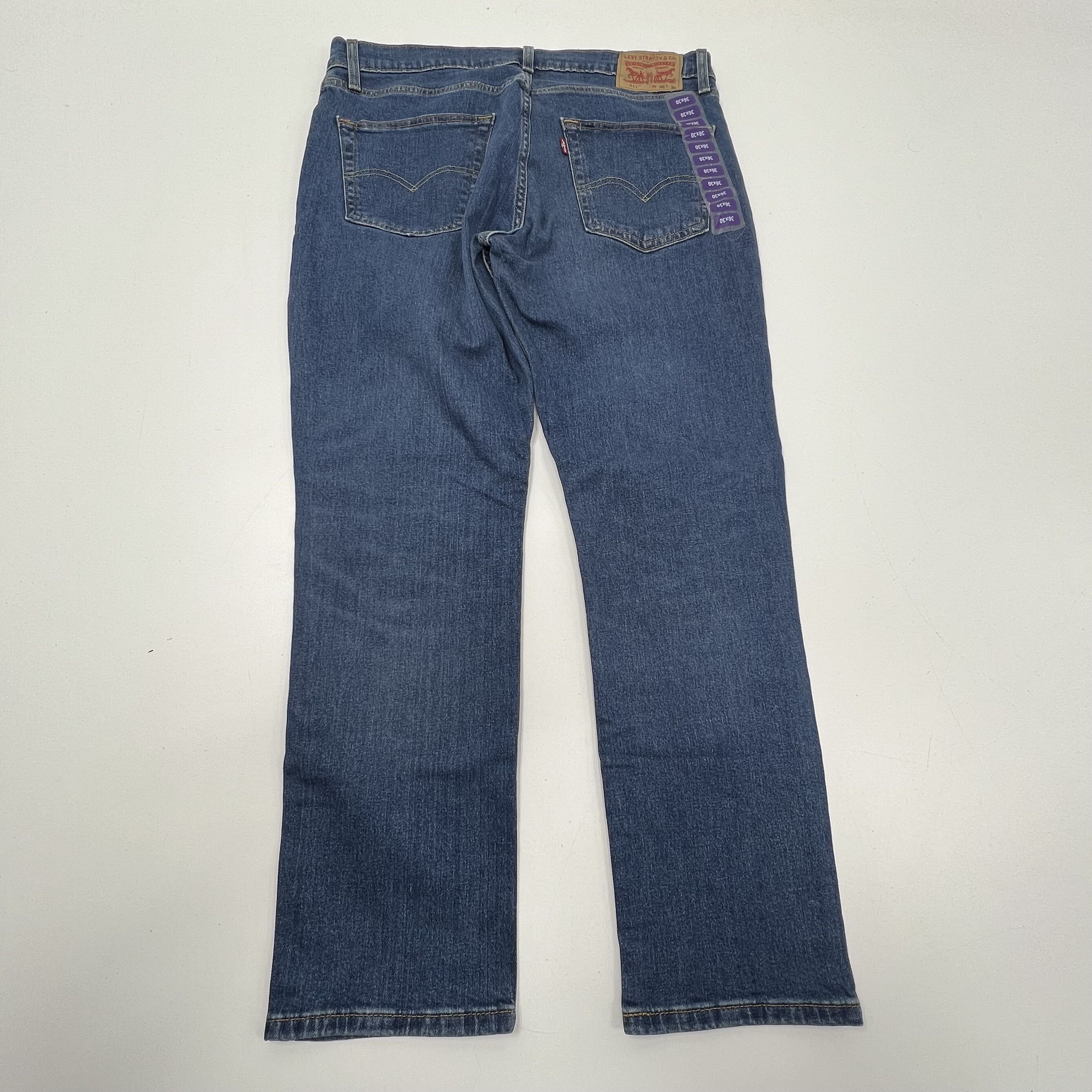 NWT Levi Strauss 511 Slim Denim Jeans Women's 36x30 $69