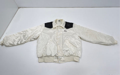 Vintage 80s United Sports Apparel Aces & Deuces Lancaster Satin Jacket Sz L
