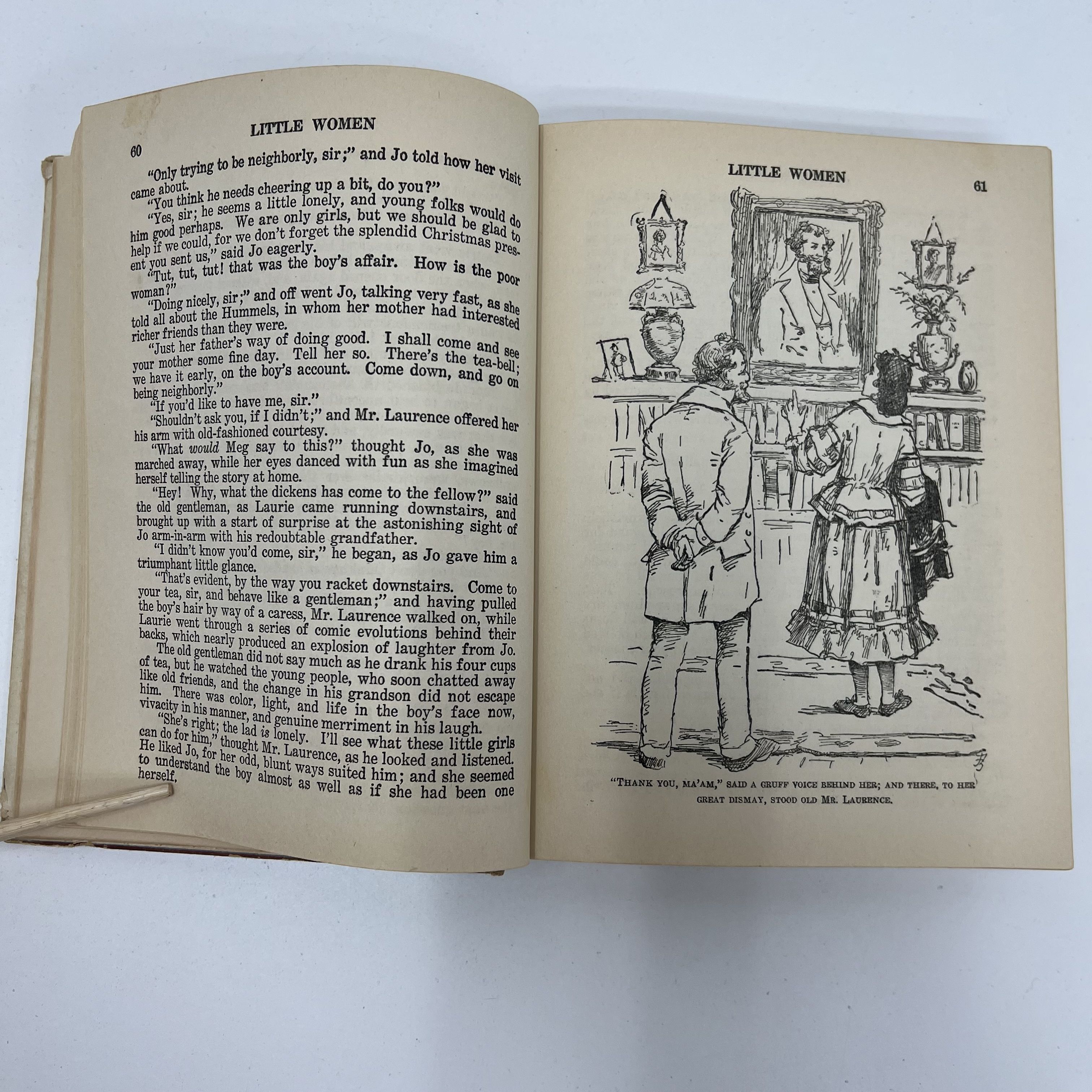 Little Women Alcott Companion Series Antique 1926 Saalfield Illustrated