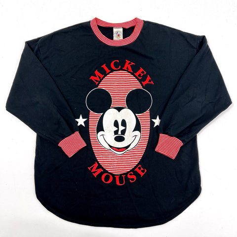 Vintage 90s Mickey & Co Disney Mickey Mouse Long Sleeve Graphic Shirt Sz XL