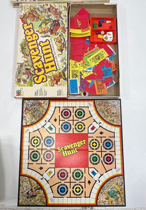 Vintage 70s Board Game Lot of 4 Parker Brothers Milton Bradley Payday Scavenger