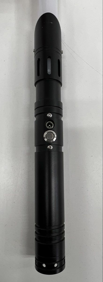 Custom FX Light Saber Toy Black Metal Hilt 45 Inch Blade Untested No Charger