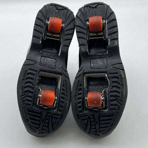 Vintage Y2K Street Flyers 8201 Black Retractable Roller Skate Shoes Men 8