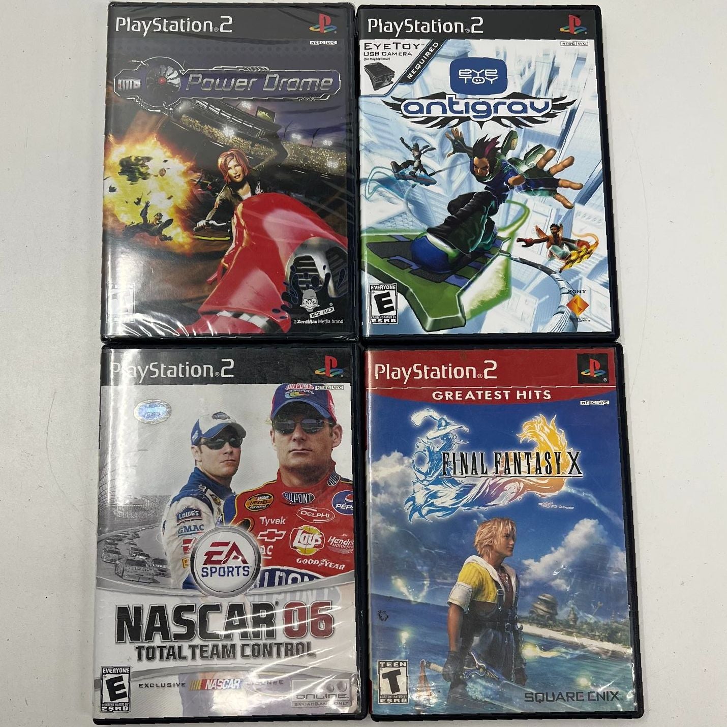 Sony PlayStation 2 PS2 Game Lot 4 Games Final Fantasy X Power Drome Sealed New