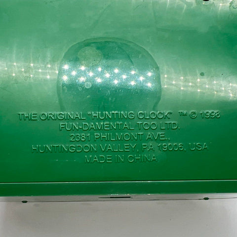 Fun-Damental Too The Original Hunting Clock 1998 Vintage Duck Hunter Scene