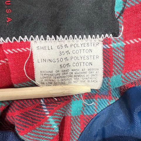 Vintage 80s Union Pacific Railroad Bomber Jacket Flannel Lined USA Made Sz S