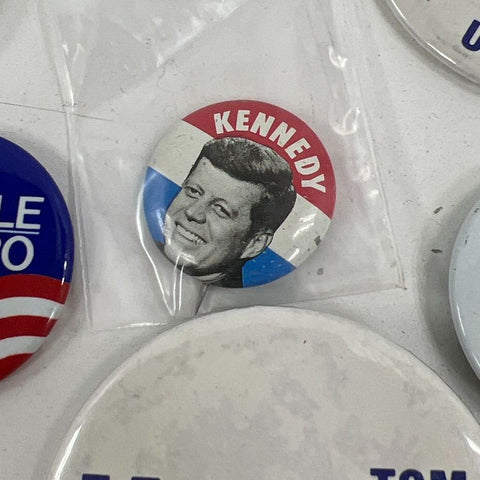 Vintage Political Pin Lot Reagan Bush Kennedy Nixon Dole 50+ Campaign Buttons