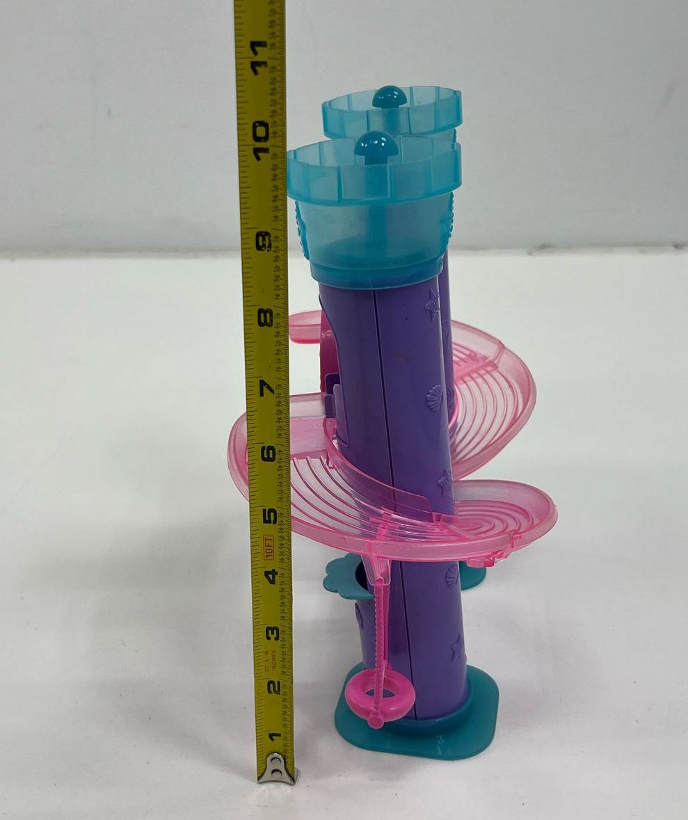 Vintage Collectible Mattel Polly Pocket Wild Waves Castle Slide Play Set Lot