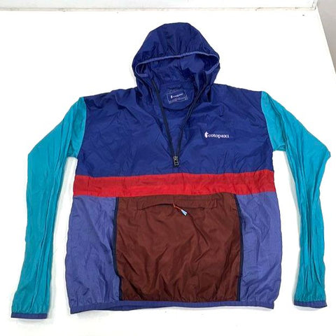 Cotopaxi Women's Multicolor Teca Half-Zip Colorblock Windbreaker Jacket Size M