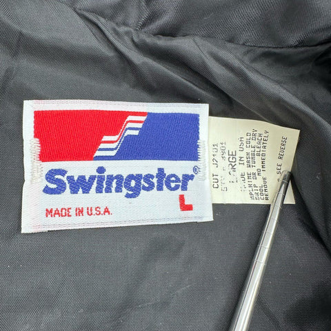 Vintage 80s Snap-on America's Best Eagle Bomber Jacket Swingster USA Made Sz L