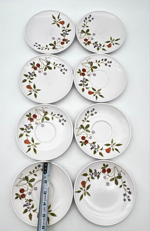Noritake Berries 'N Such Progression China 14pc Set Mugs Plates Saucers Vintage