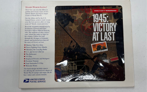 USPS World War II 50th Anniversary Stamp Album Complete Set 1941-1945 Lot 5