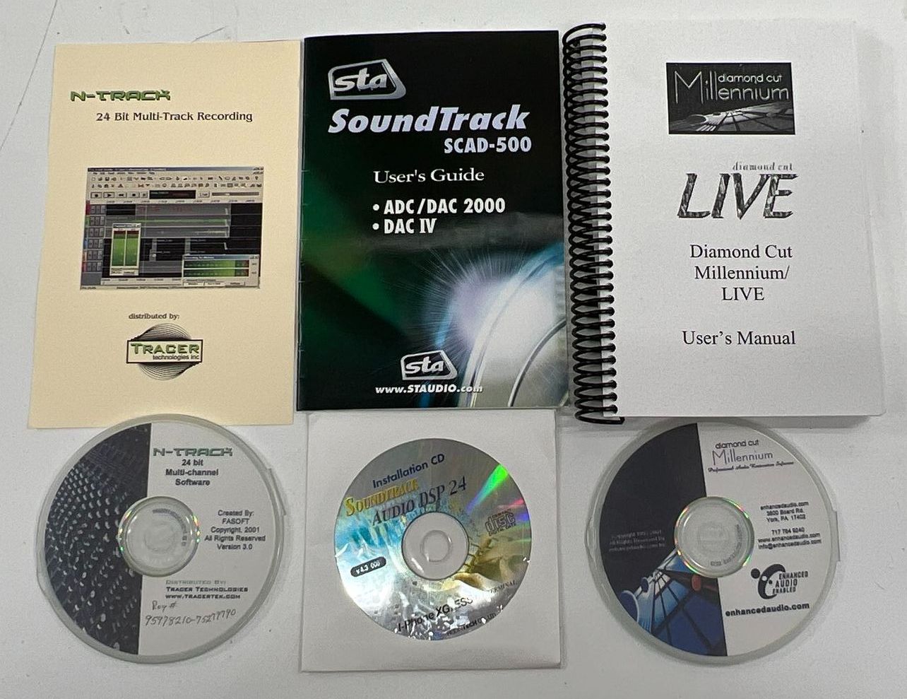 STA SoundTrack SCAD-500 Audio Interface Sound Card System PCI DSP 24 Breakout