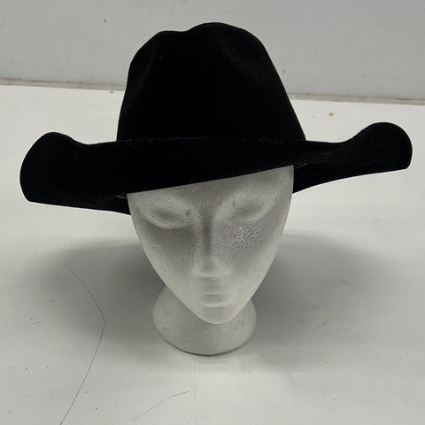 Bailey Men's Tucson Cowboy Hat Black 100% Wool Western Braided Band Size 7 1/2
