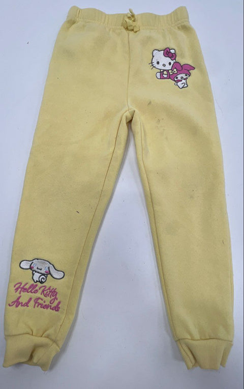 Sanrio Girls Hello Kitty & Friends Yellow Hoodie Sweatpants Set My Melody Sz 6