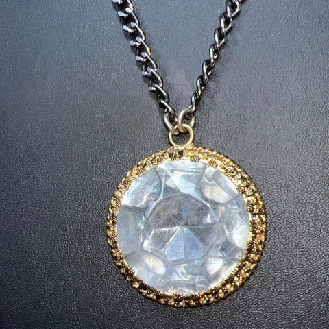 Juicy Couture Large Solitaire Rhinestone Necklace