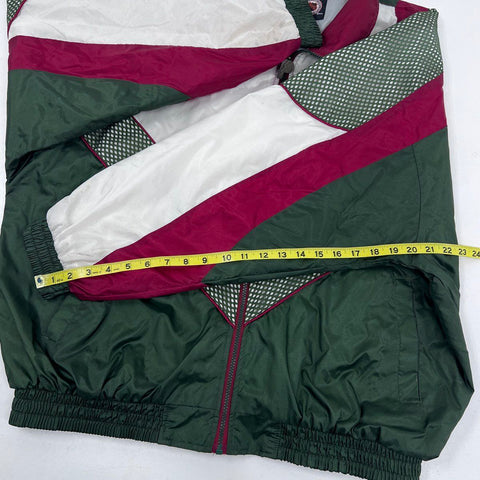 Vintage 90s Phoenix Coyotes NHL Pro Player Kachina Windbreaker Jacket Sz XL