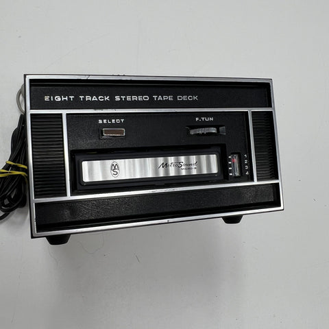 Vintage Kraco Cassette Player & Metro Sound 8-Track Tape Deck Stereo Lot