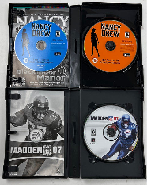 The Sims 4 Get To Work Madden 07 Nancy Drew 5 PC Game Lot Windows Mac