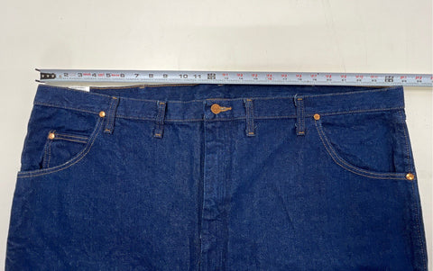 Vintage Wrangler Men's Cowboy Cut Relaxed Fit Blue Denim Jeans Sz 48x30 NWT