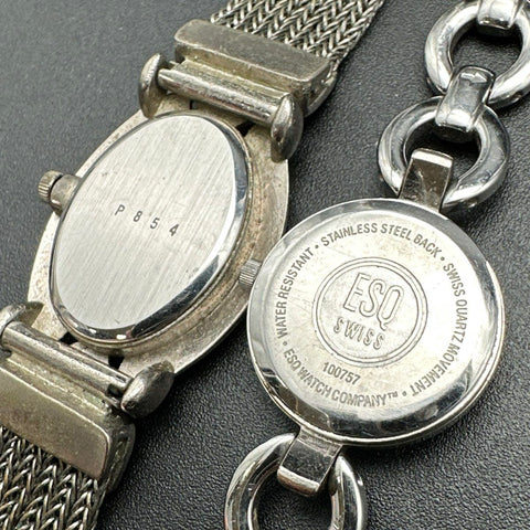 ESQ Elgin David Tutera Womens Wristwatch Jewelry Lot of 6 Fashion Dress