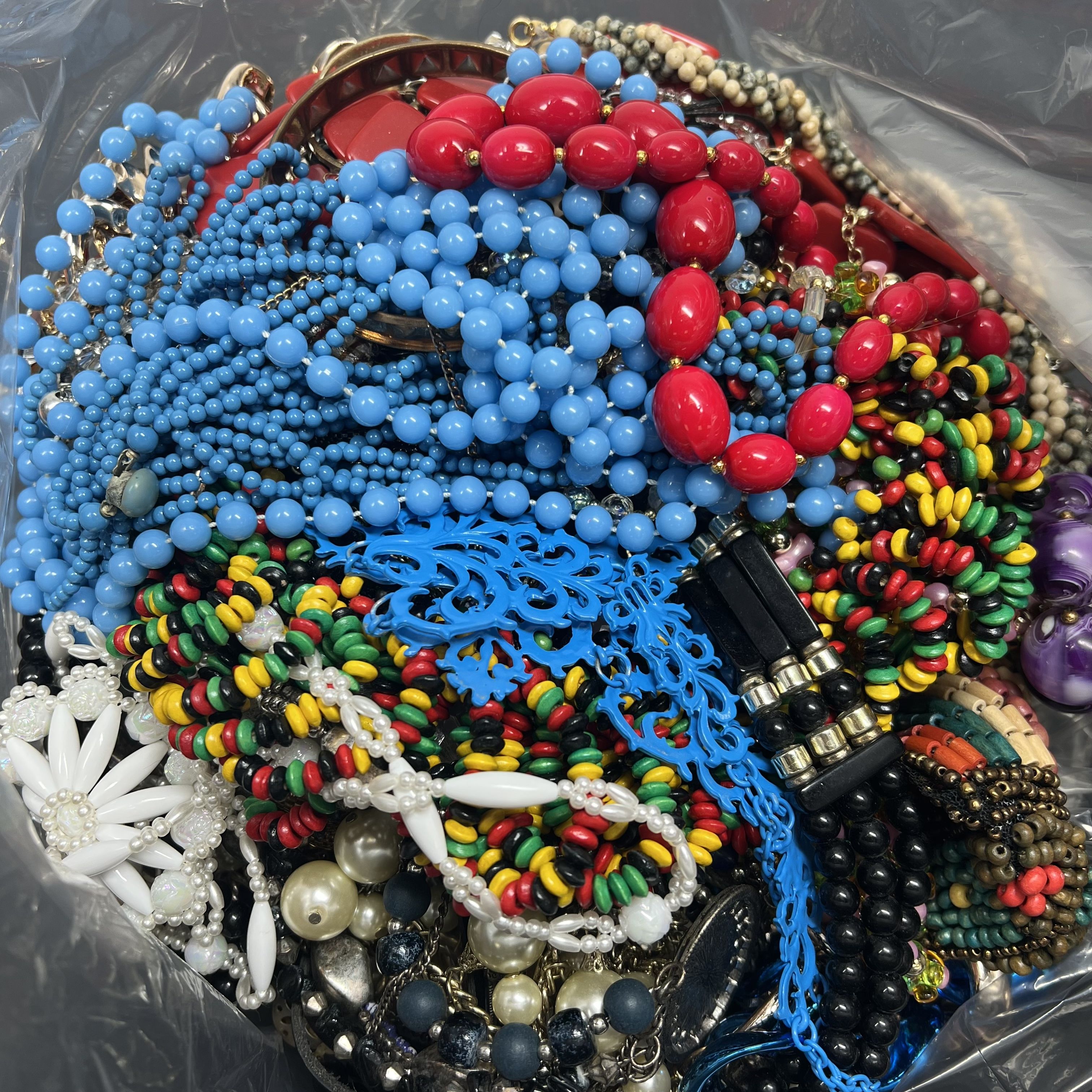 5LB Wearable Costume Jewelry Mixed Items Bag