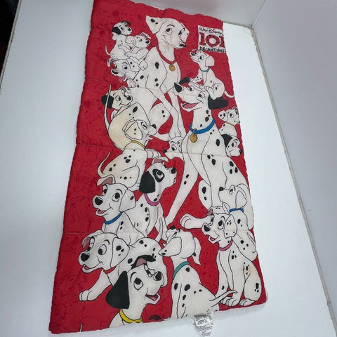 Vintage 90s Disney 101 Dalmatians Kids Sleeping Bag 30x57 Ero Industries
