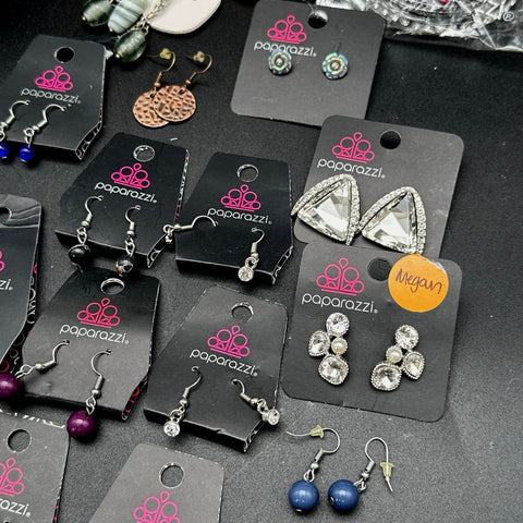 Paparazzi Costume Jewelry Lot 30pc Necklaces Earrings Bracelets Silver Tone