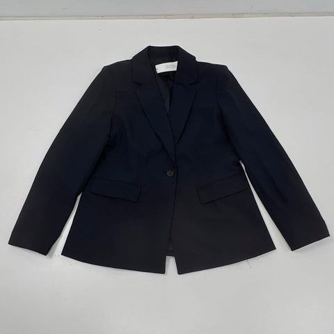 Banana Republic Women's Navy Sculpted Stretch Single Button Blazer Sz 10 NWT
