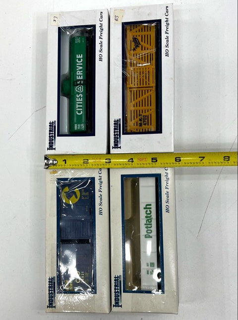 Industrial Rail HO Scale Freight Car 4-Lot Cities Service Frisco C&O New Sealed