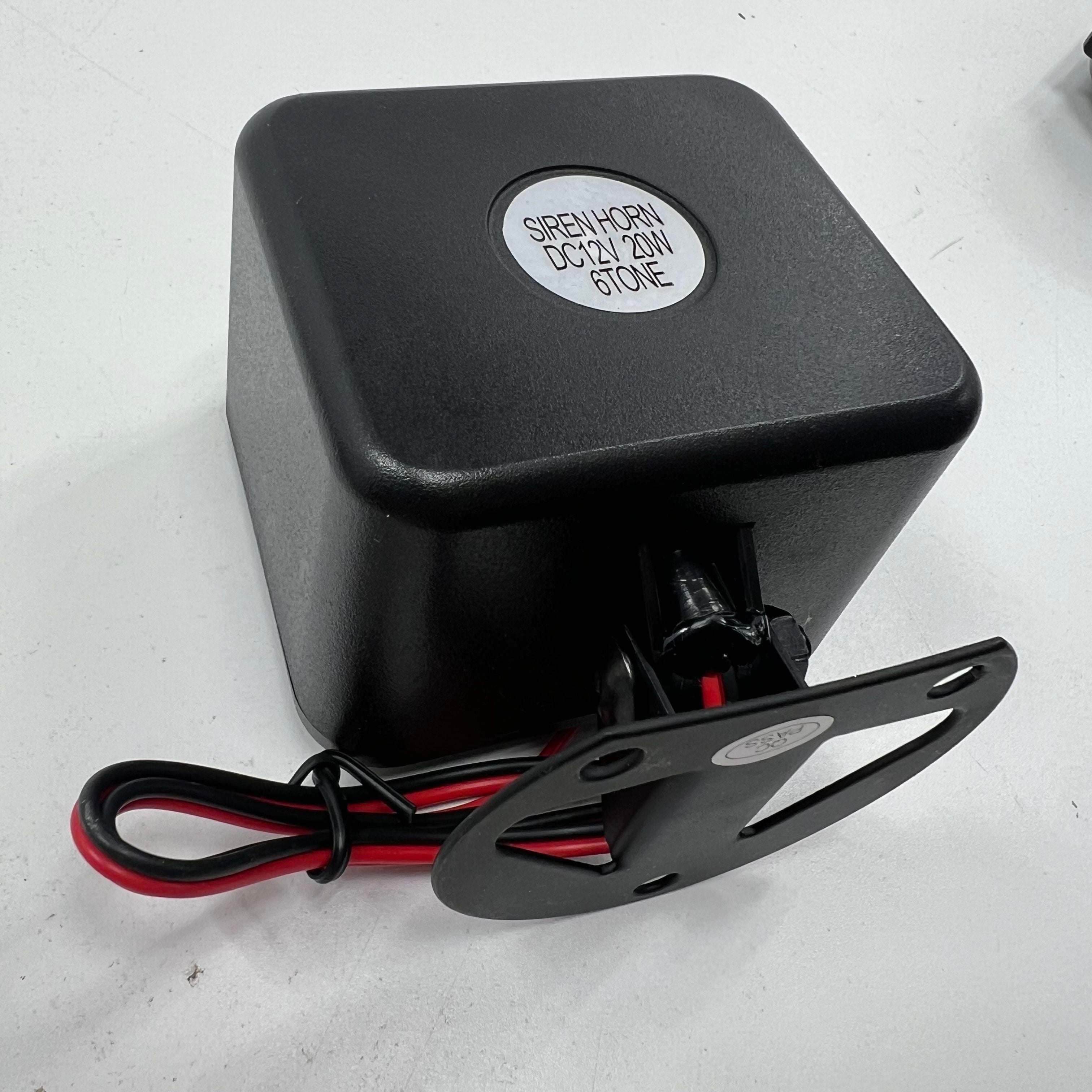 Option Group OP168-6-C Car Alarm Security System Kit with 2 Remotes Siren